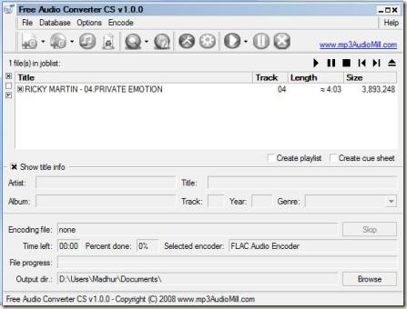 Free Audio Converter CS