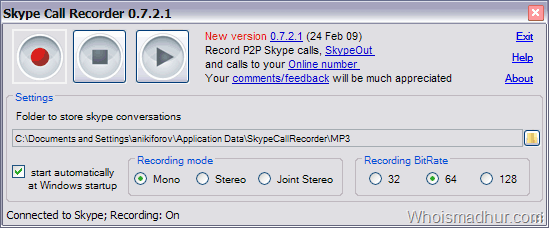 Skype Call Recorder